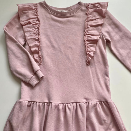 Robe à volant en molleton H&M 6-8 ans