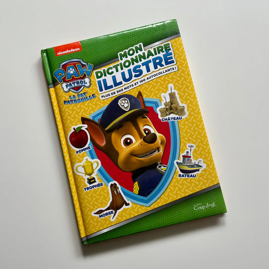 Livre - Mon dictionnaire illustré Paw Patrol
