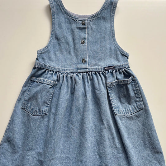 Robe vintage en denim Oshkosh | 5 ans (fait au Canada)