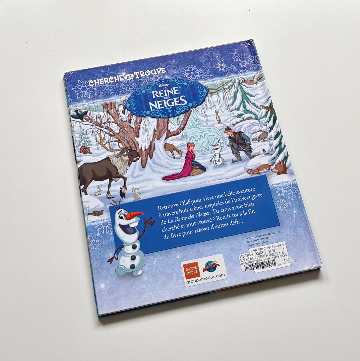 Livre - Cherche et trouve : Reine des neiges