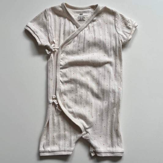Barboteuse H&M 4-6 mois (fait grand)