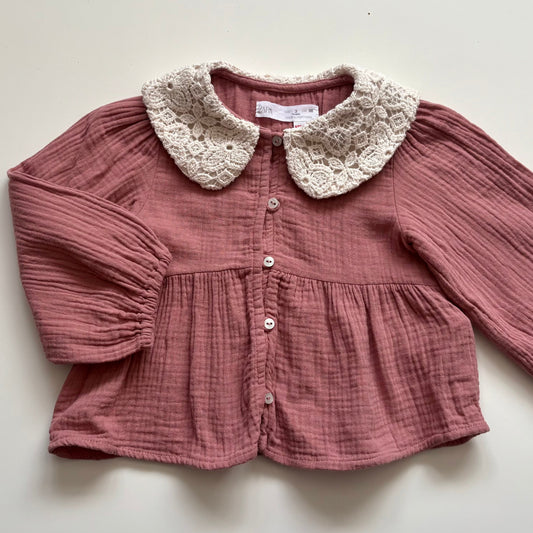 Blouse en mousseline Zara | 2 ans