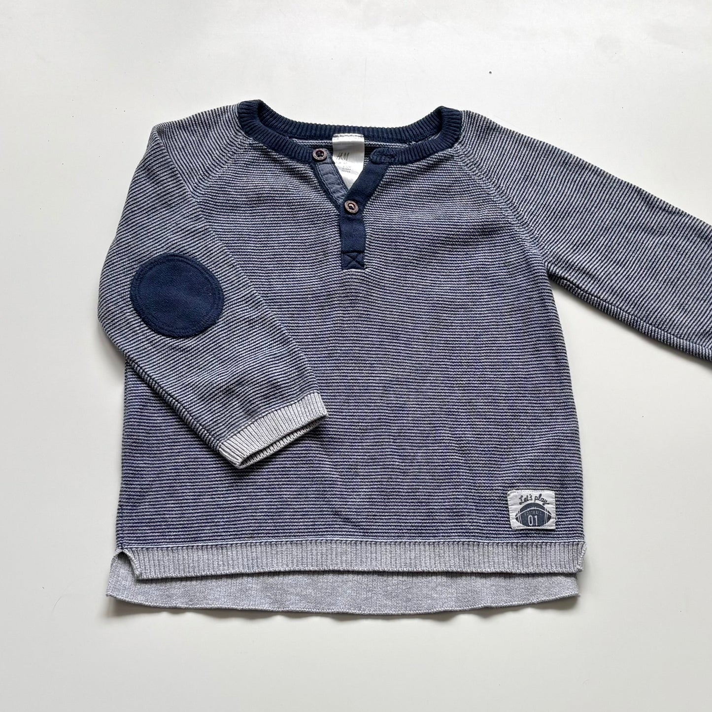 Chandail en tricot H&M | 9-12 mois (fait grand)