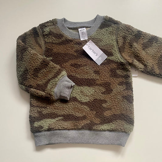 Crewneck en sherpa Carters 2 ans