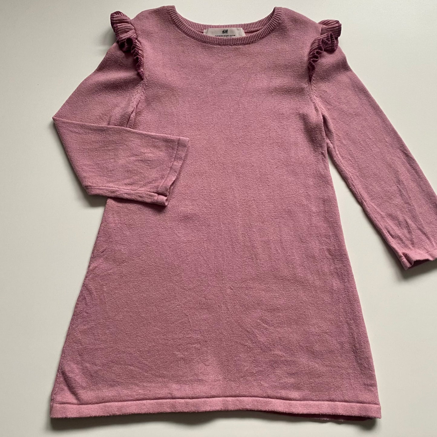 Robe en tricot H&M 2-4 ans (fait grand)