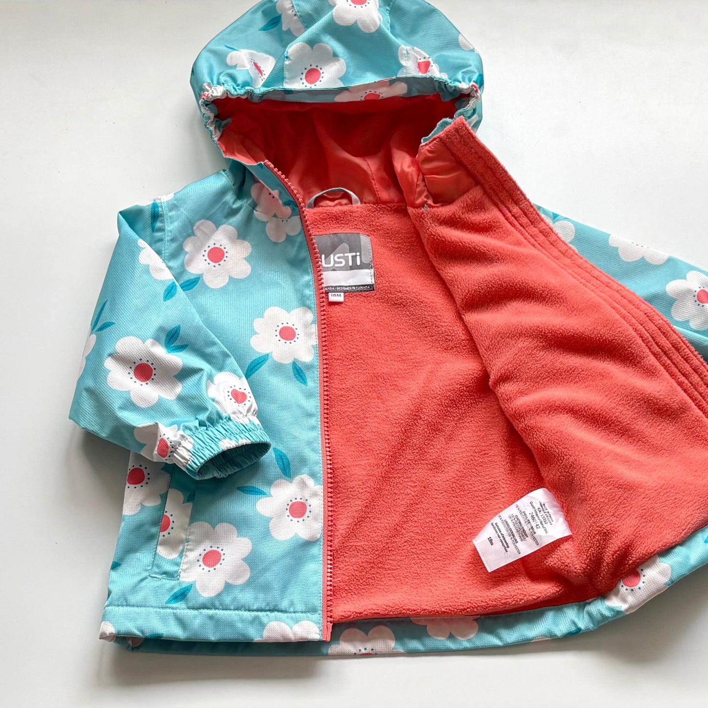 Manteau doublé en polar mi-saison Gusti | 18 mois