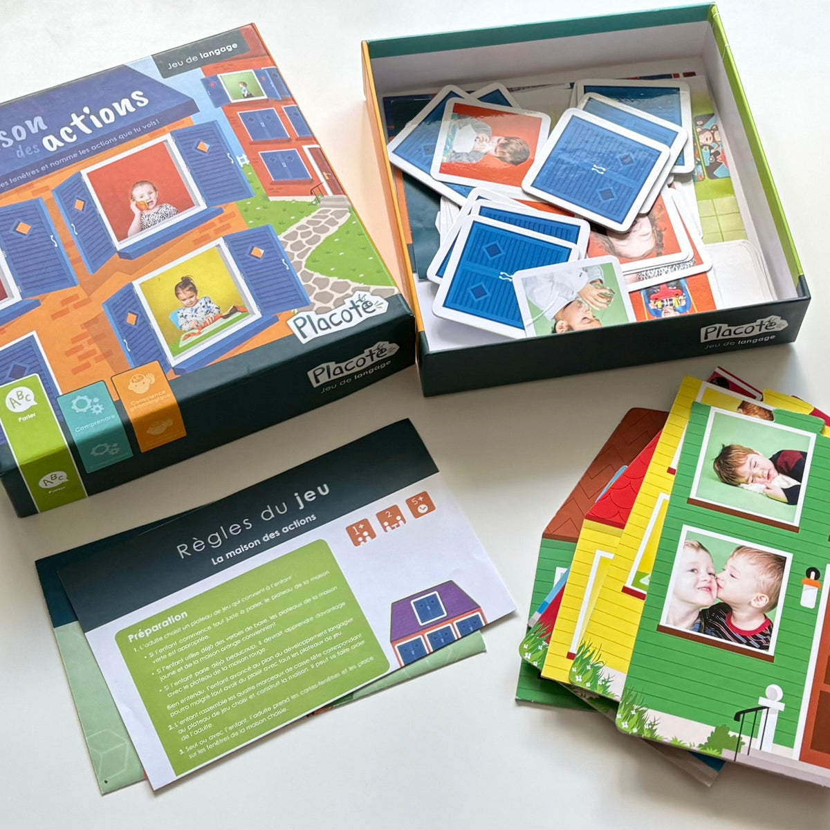 Jeu Placote - La maison des actions (1 an à 3 1/2)