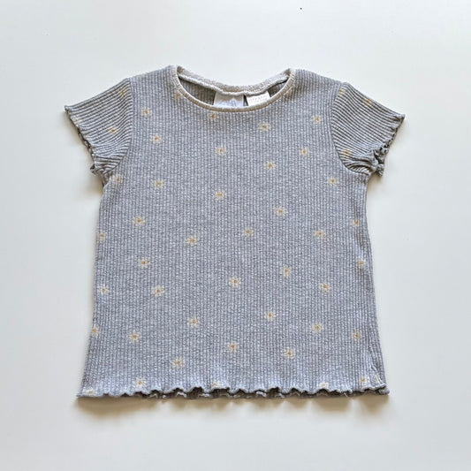 *Imparfait léger - T-Shirt côtelé Zara | 18-24 mois