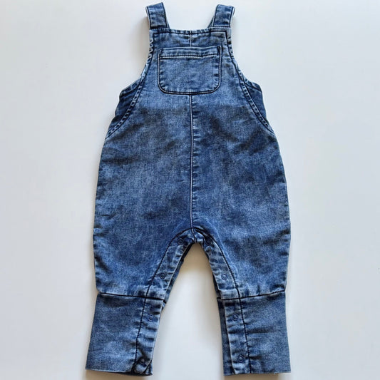 Salopette évolutive en denim Blumind | 0-6 mois