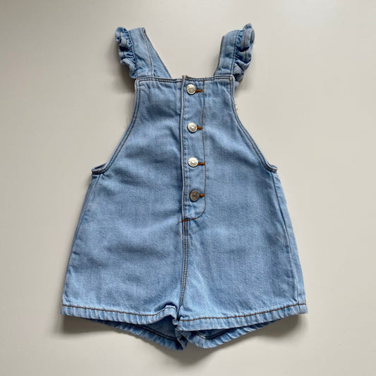 Salopette en denim Zara 9-12 mois