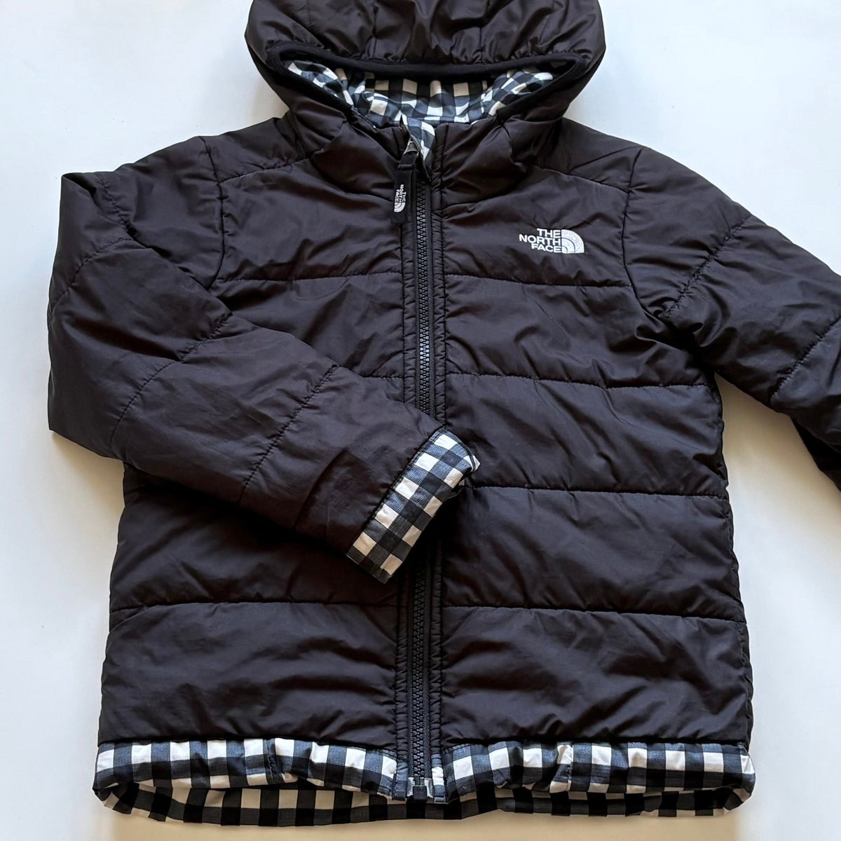 Manteau en duvet mi-saison The North Face | 5 ans (réversible)