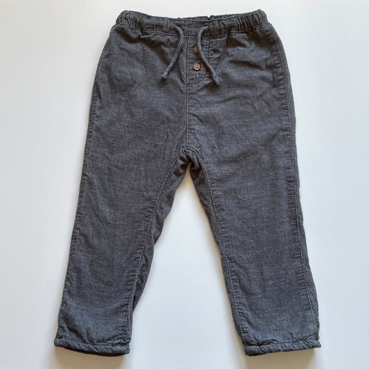 Pantalon en corduroy | 12-18 mois (fait grand)
