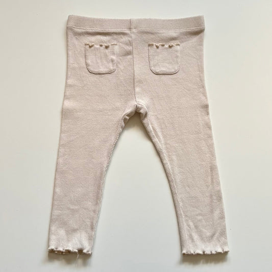 Legging côtelé Smile | 12-18 mois