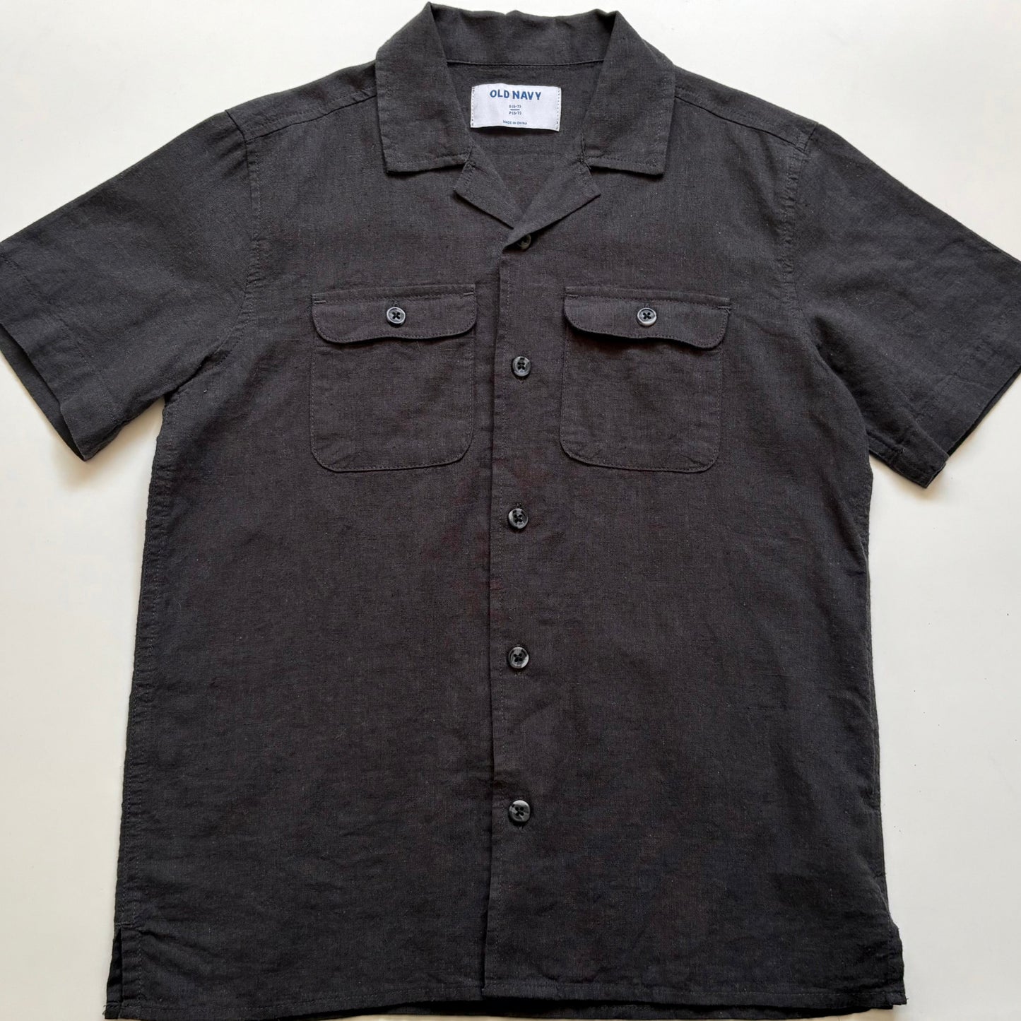 Chemise en lin Old Navy | 6-7 ans (Small)