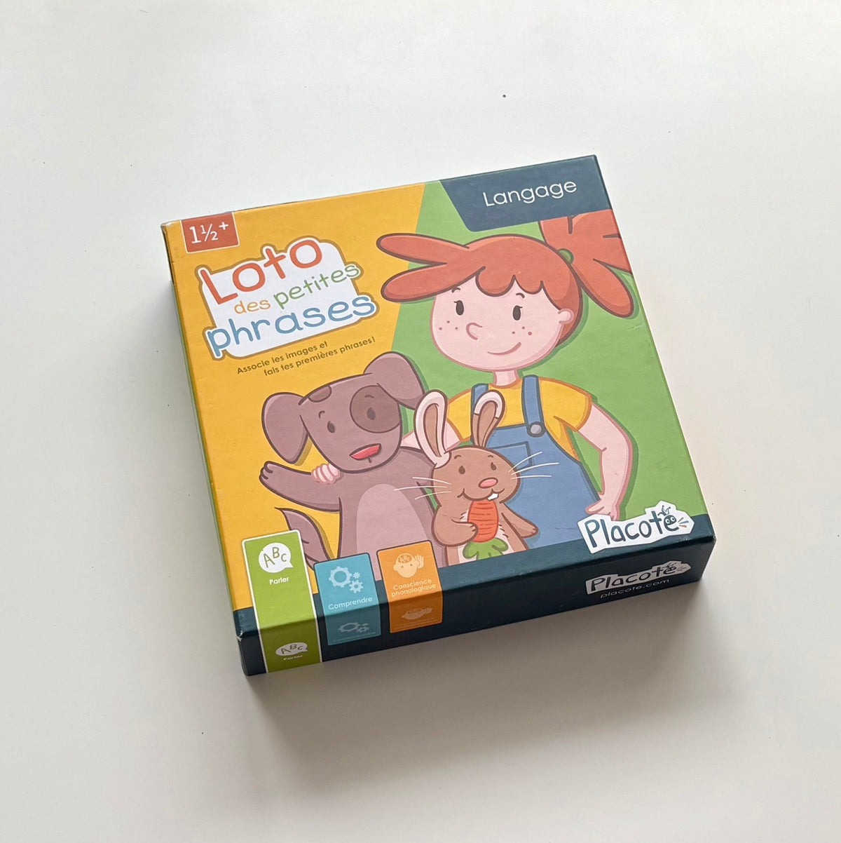 Jeu Placote - Loto des petites phrases (1 1/2 ans +)