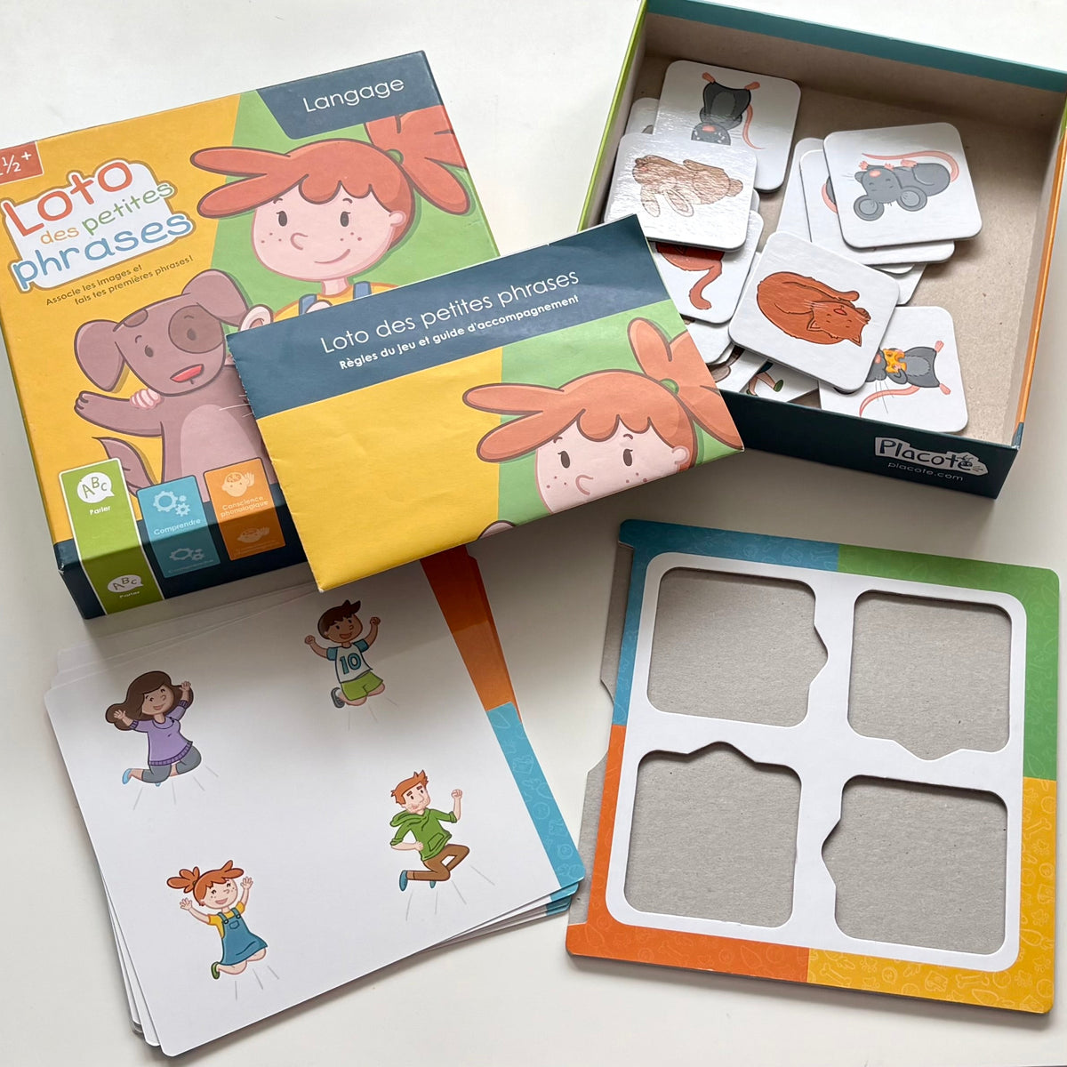 Jeu Placote - Loto des petites phrases (1 1/2 ans +)