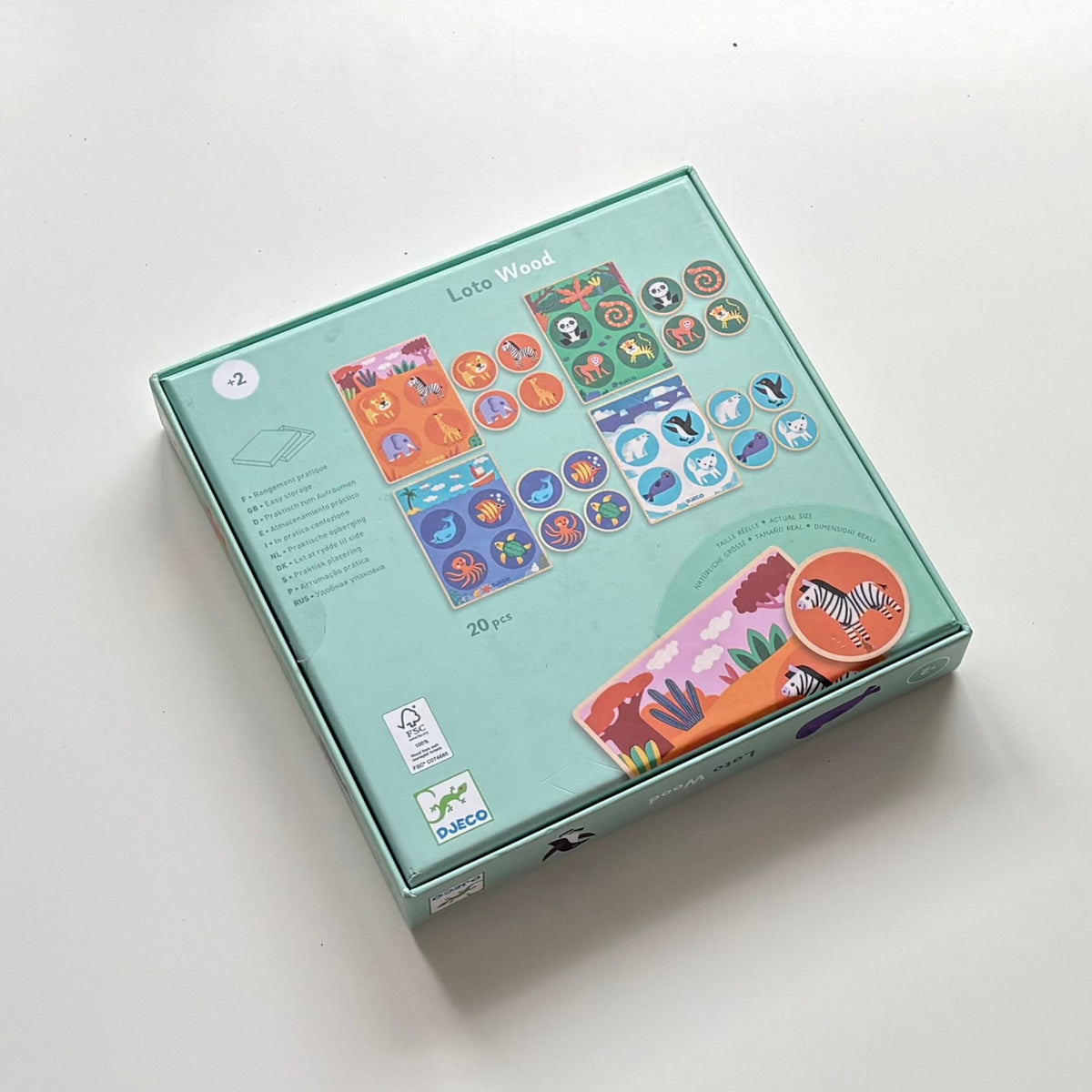 Jeu Loto bois - Djeco (2 ans et+)
