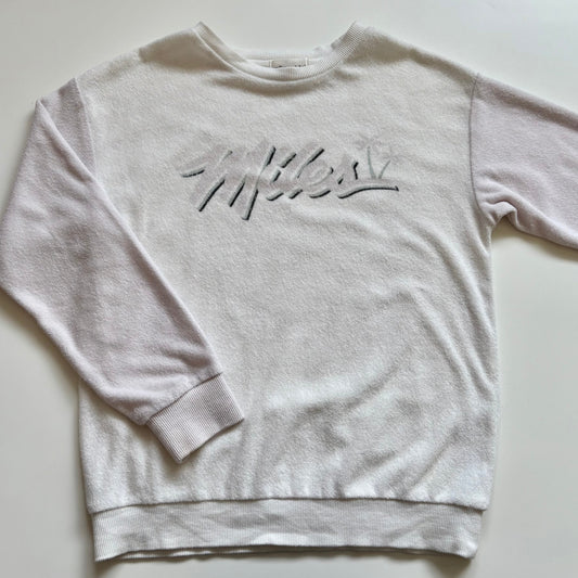 Crewneck en ratine Miles | 8 ans (lilas & crème)