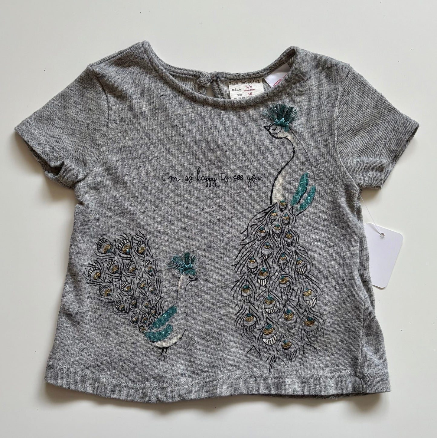T-Shirt Zara | 3-6 mois
