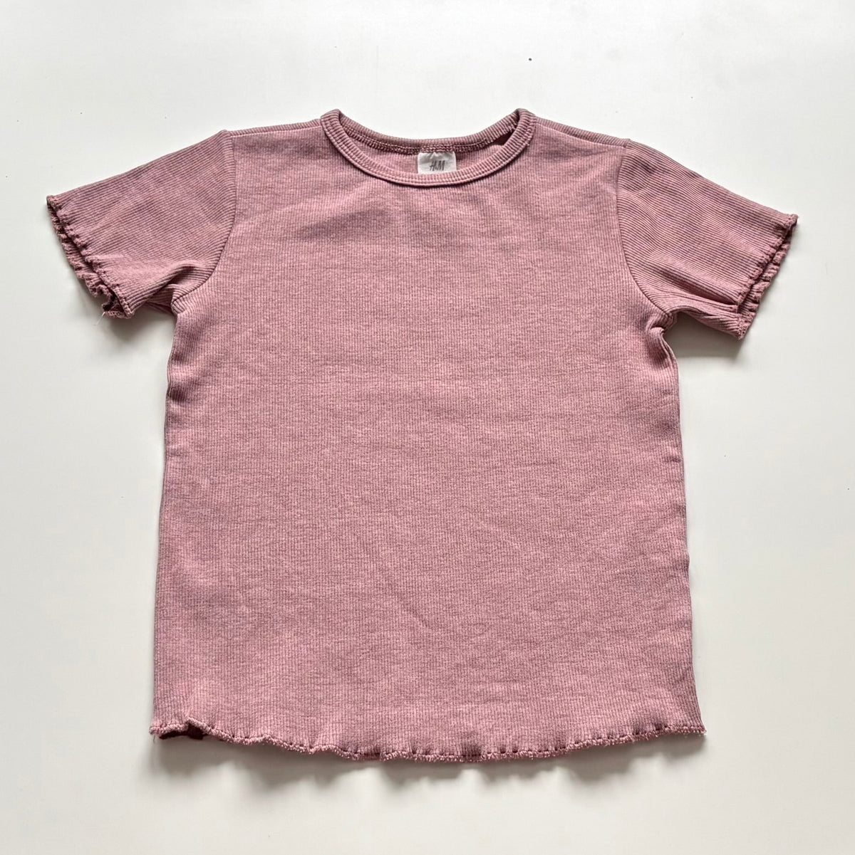T-Shirt côtelé H&M | 3-4 ans