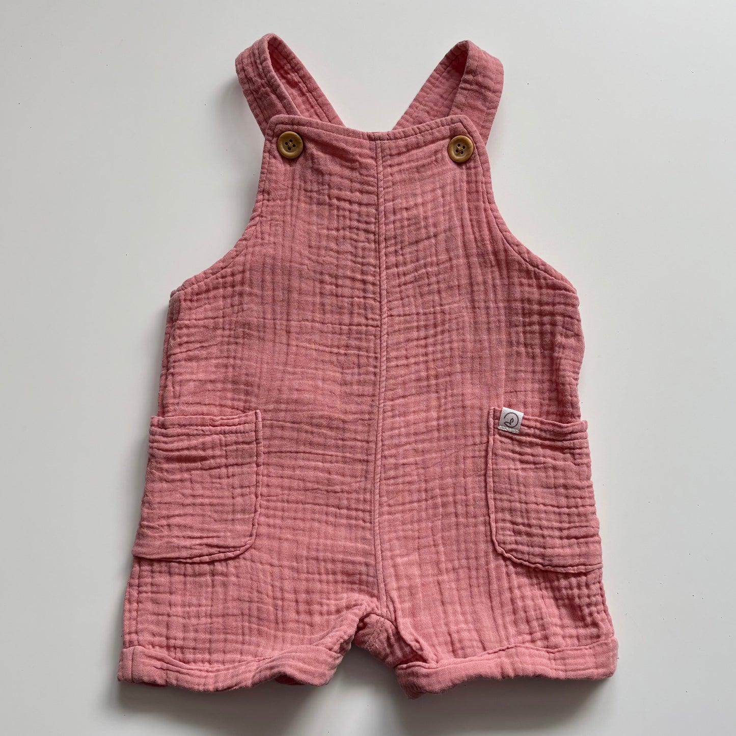 Salopette en mousseline de coton Little Planet | 6 mois