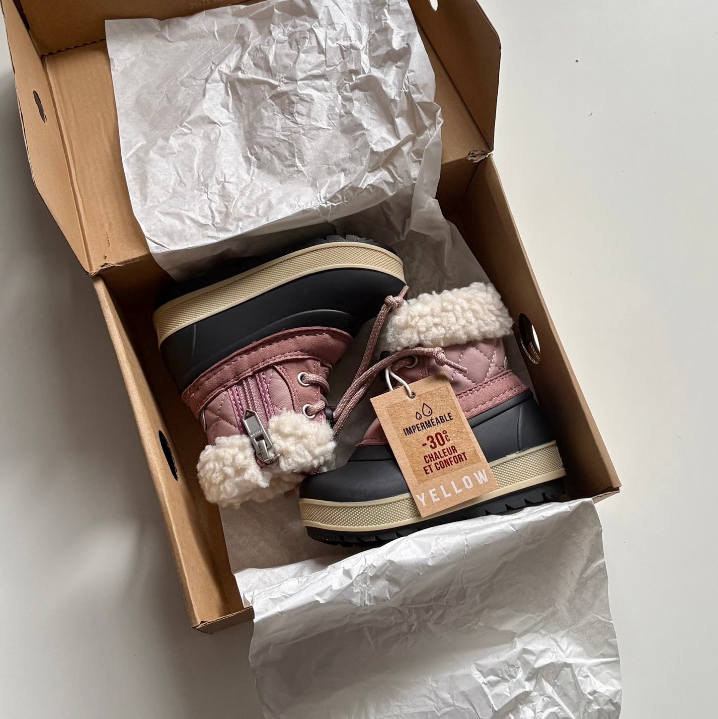 Bottes d'hiver Yellow | Taille 5US (NEUF)