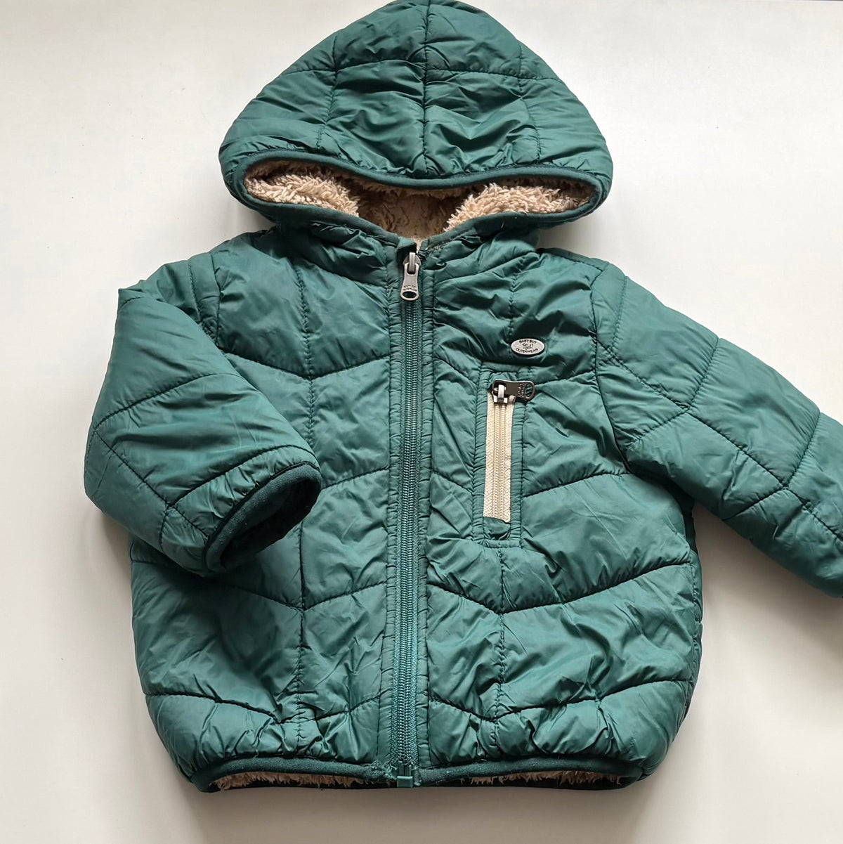Manteau mi-saison doublé en sherpa Zara | 6-9 mois