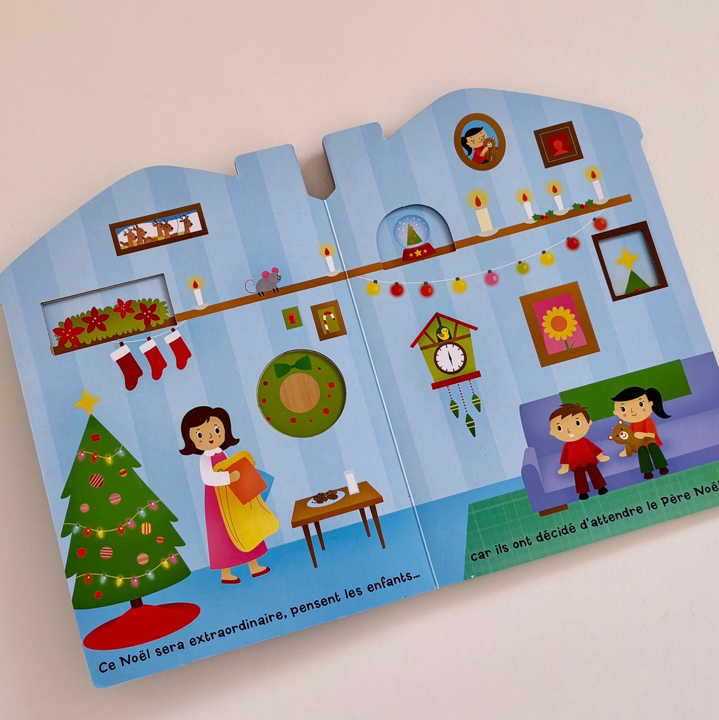 Livre cartonné - En attendant le Père-Noël