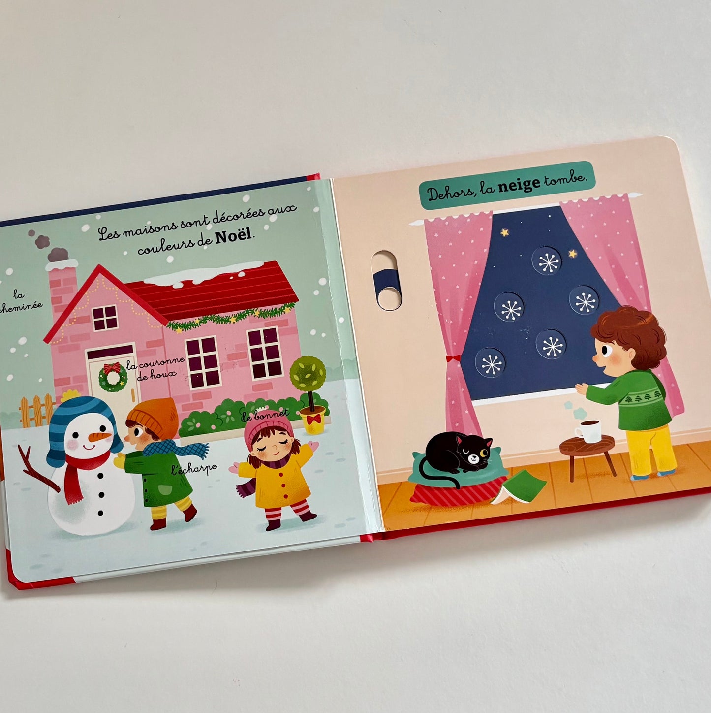 Livre cartonné - Mon animagier : Joyeux Noël (Auzou)