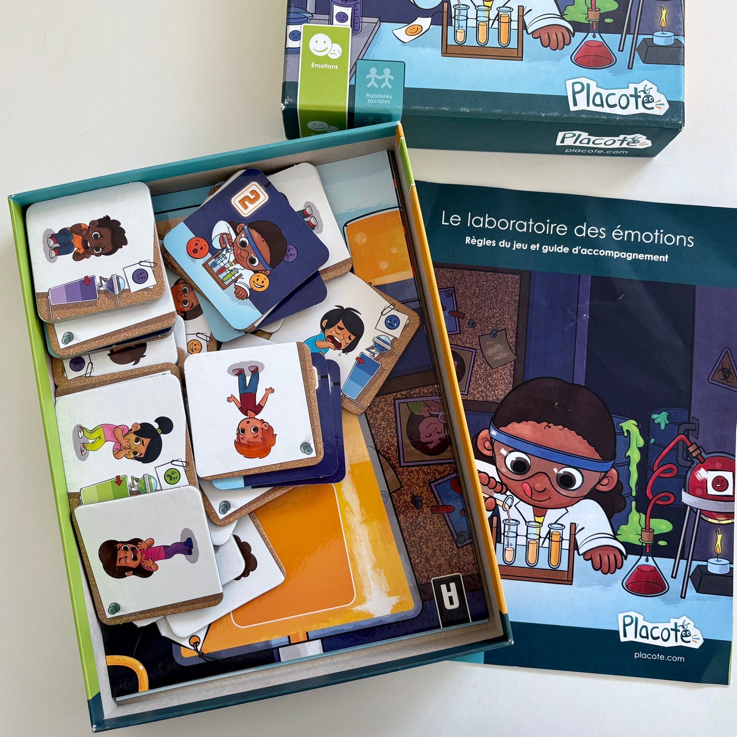Jeu Placote - Le laboratoire des émotions