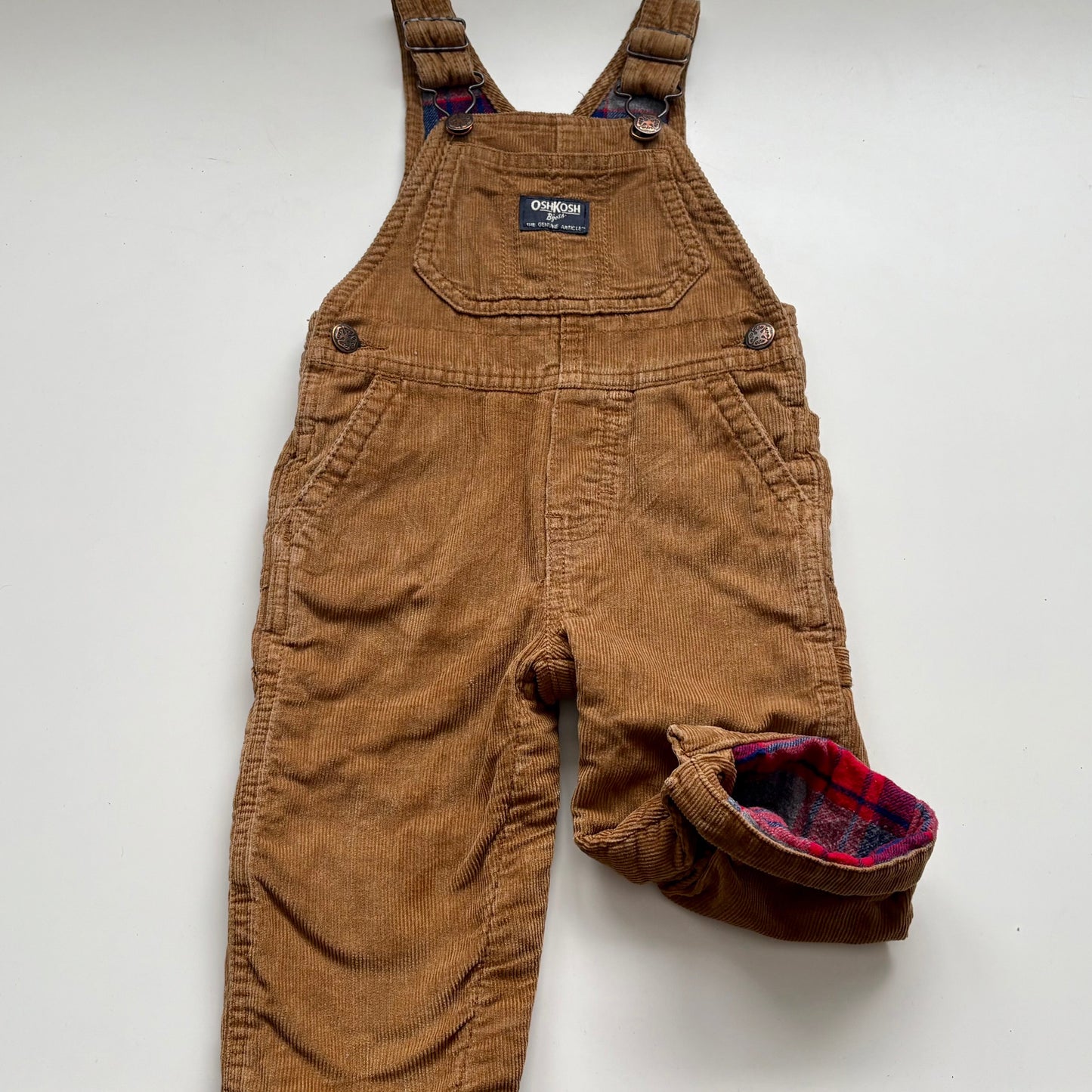 Salopette en corduroy Ohskosh | 9-12 mois