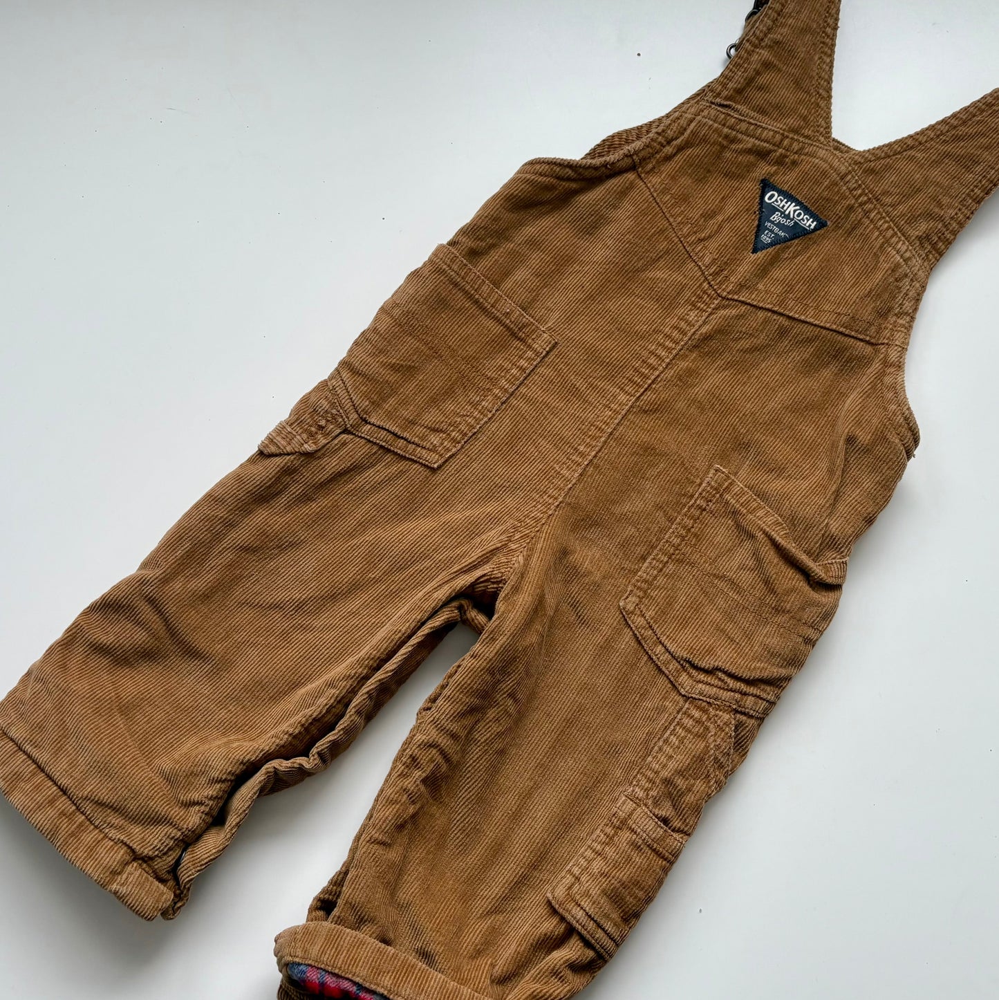 Salopette en corduroy Ohskosh | 9-12 mois