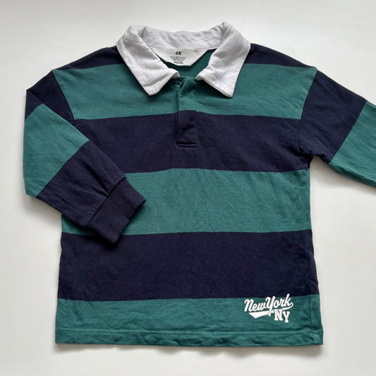 Chandail polo 'style rugby' H&M | 18-24 mois