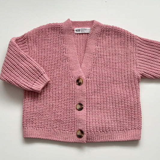 Cardigan chenille H&M |  18-24 mois (fait grand)