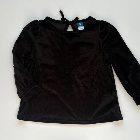 Chandail en velours noir Old Navy | 3 ans