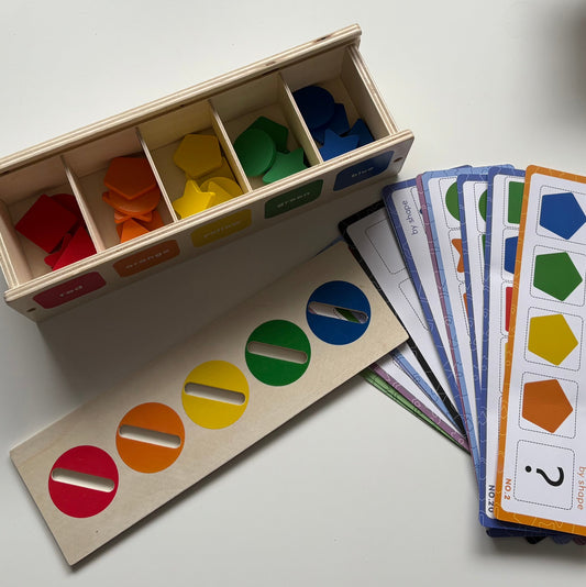 Jeu d'association en bois