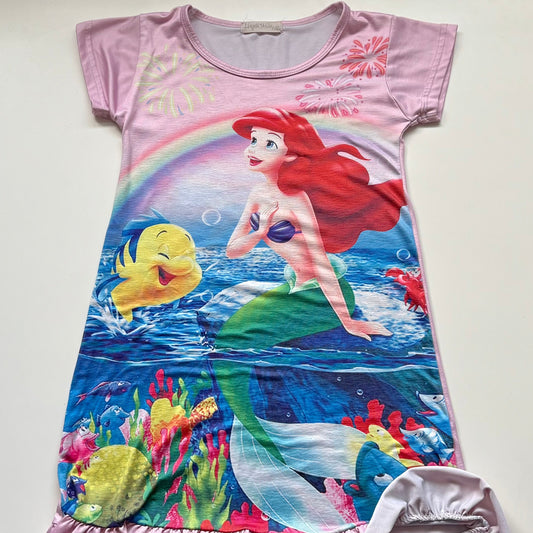 Robe de nuit La petite sirène | 5-6 ans