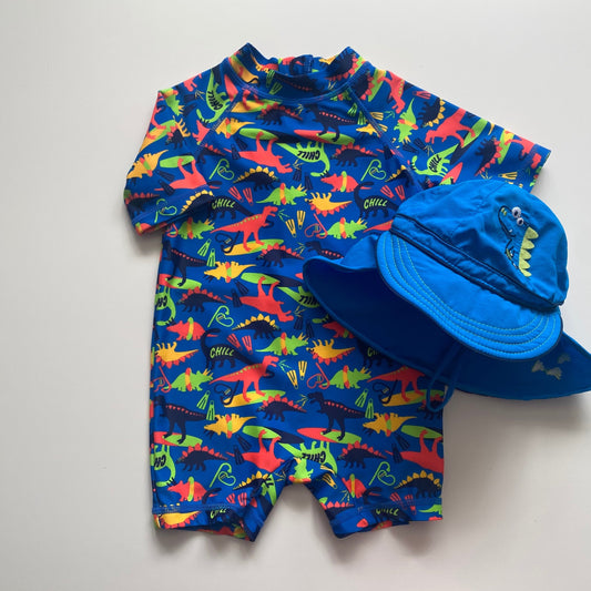 Maillot de bain Joe Fresh & chapeau Calikids 6 mois