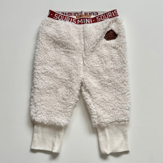 Pantalon en sherpa Souris Mini | 9-12 mois (NEUF)