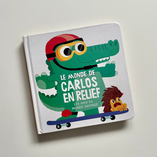 Livre cartonné - Le monde de marcel en relief ( avec relief & rabats)