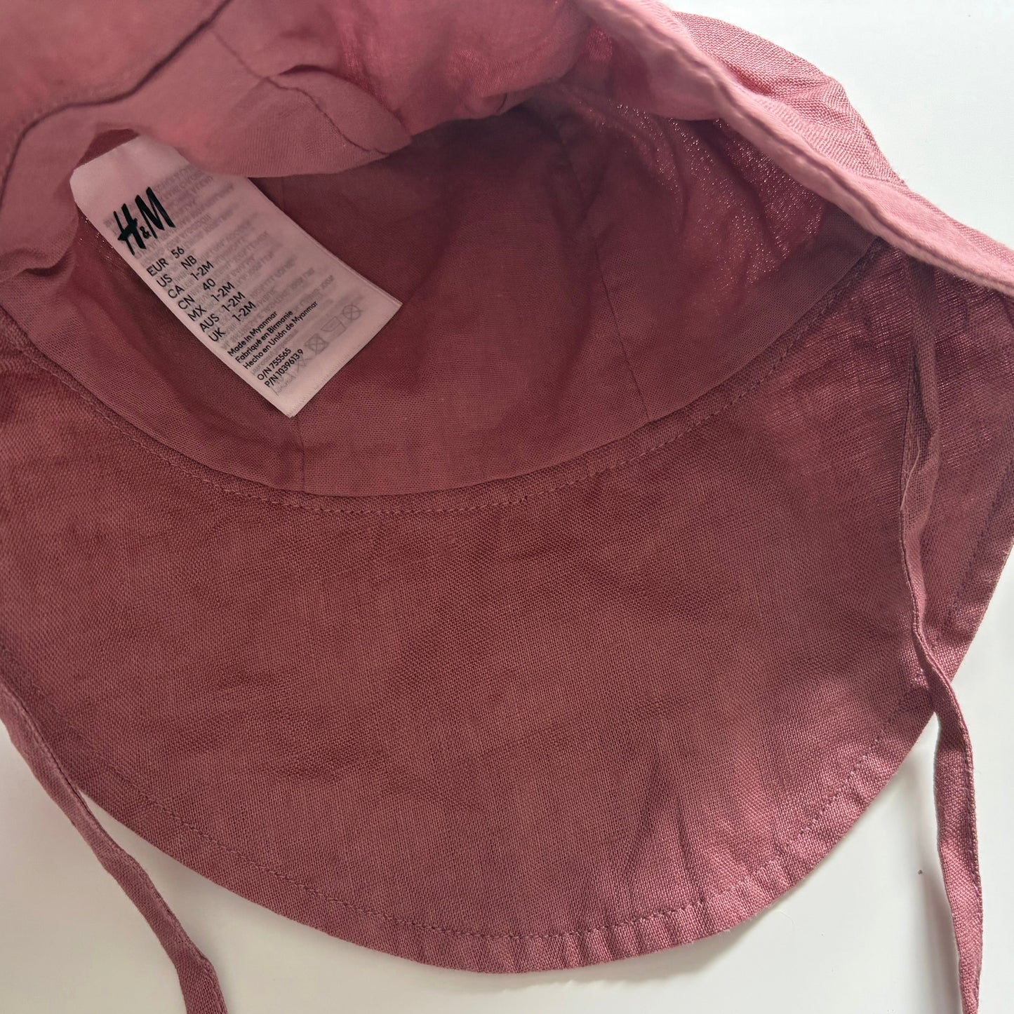 Chapeau en lin H&M | 1-2 mois