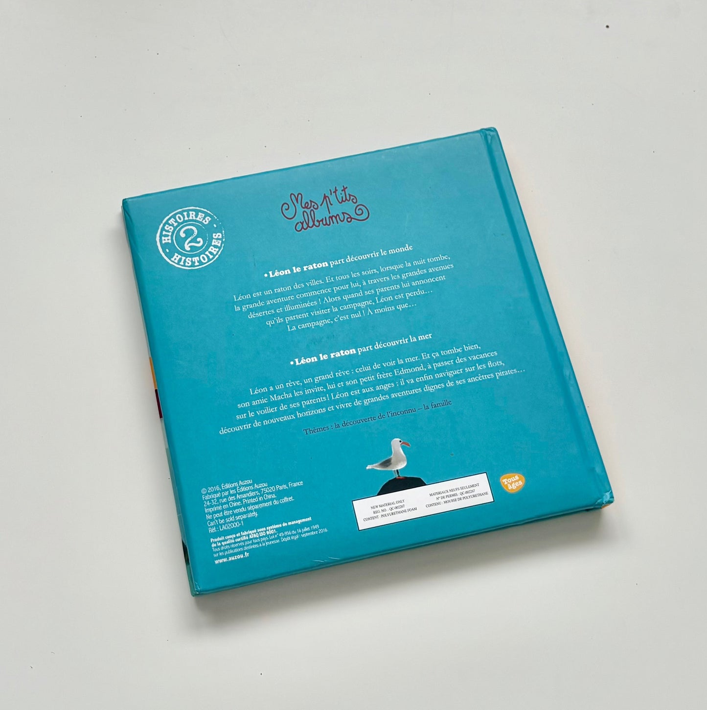 Livre - Les aventures de Léon le raton (Auzou)