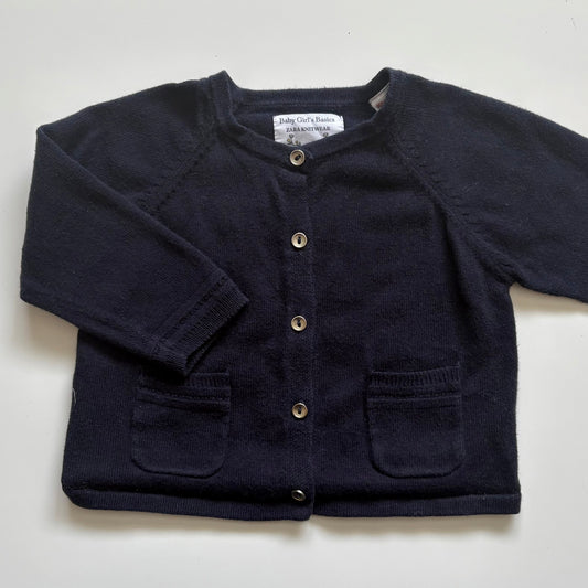 Cardigan Zara | 3-6 mois (bleu marin)