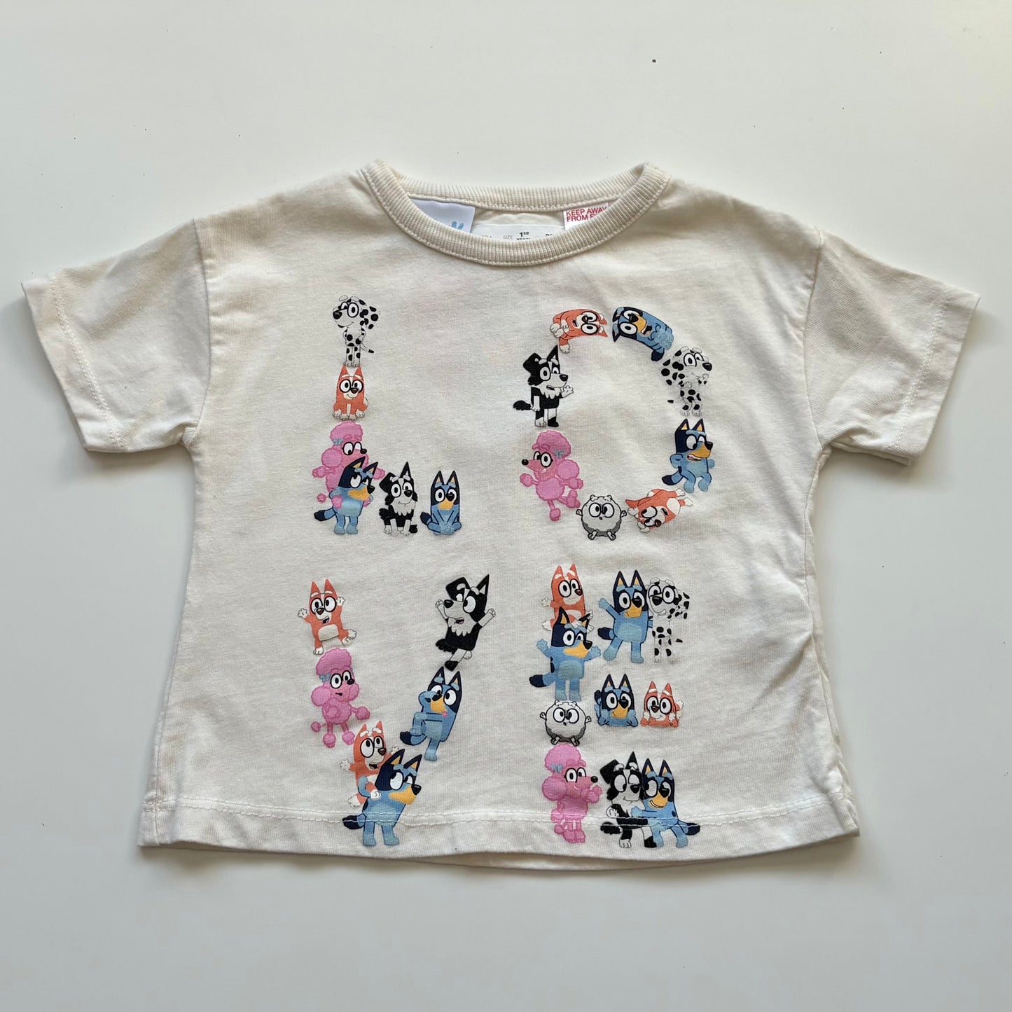 T-Shirt Zara x Bluey | 18-24 mois (NEUF)