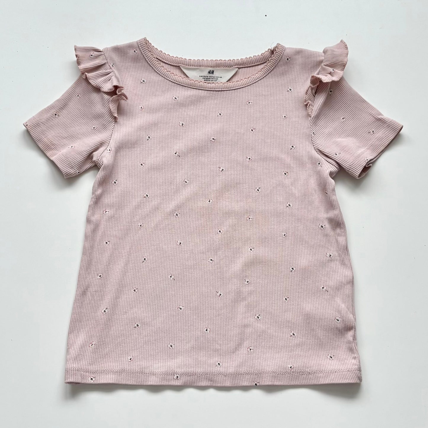 T-Shirt côtelé H&M | 4-6 ans