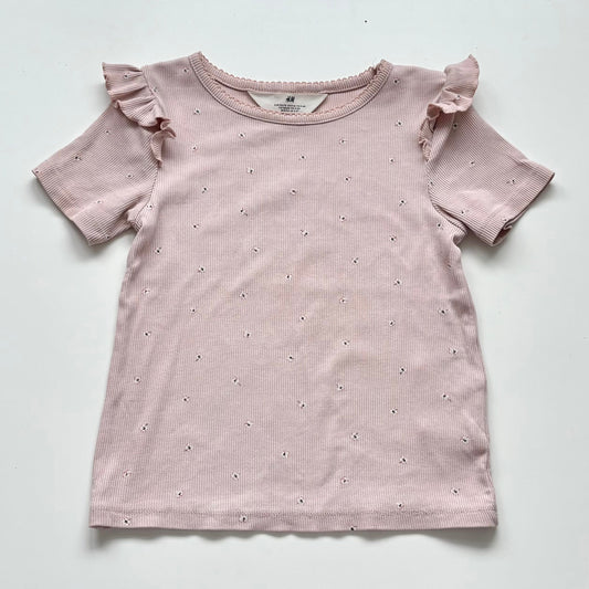 T-Shirt côtelé H&M | 4-6 ans