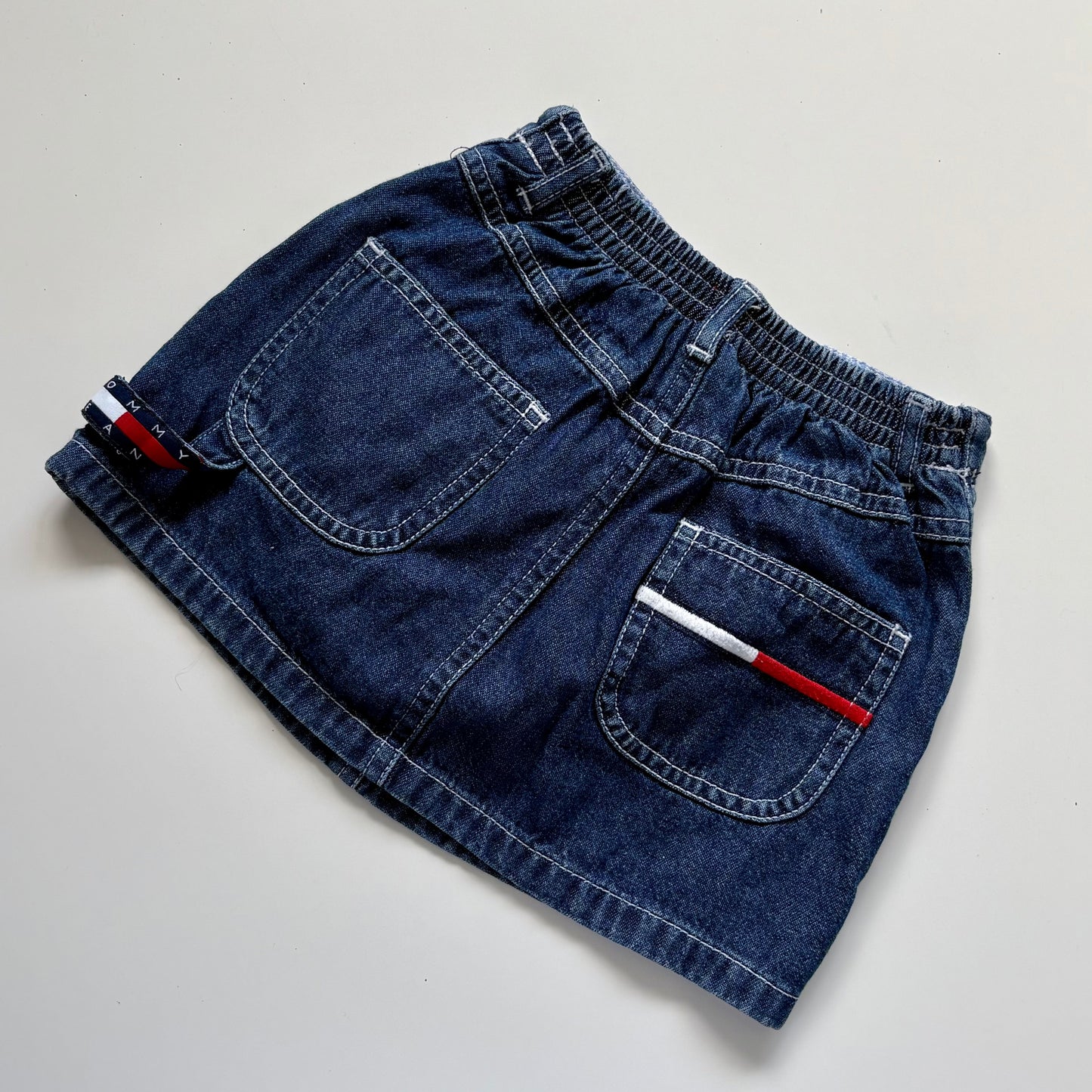 Jupe-culotte en denim Tommy Hilfiger | 24 mois