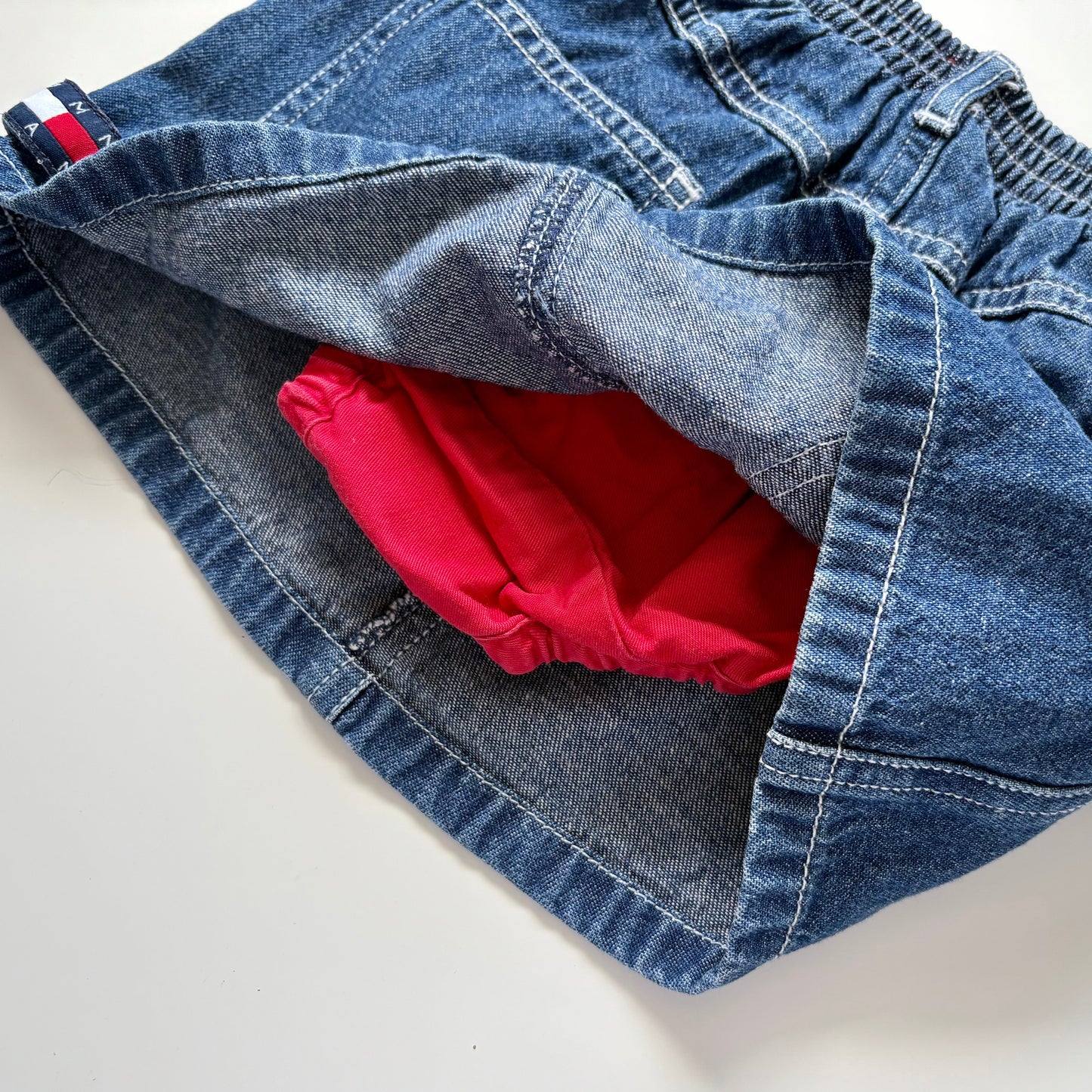 Jupe-culotte en denim Tommy Hilfiger | 24 mois