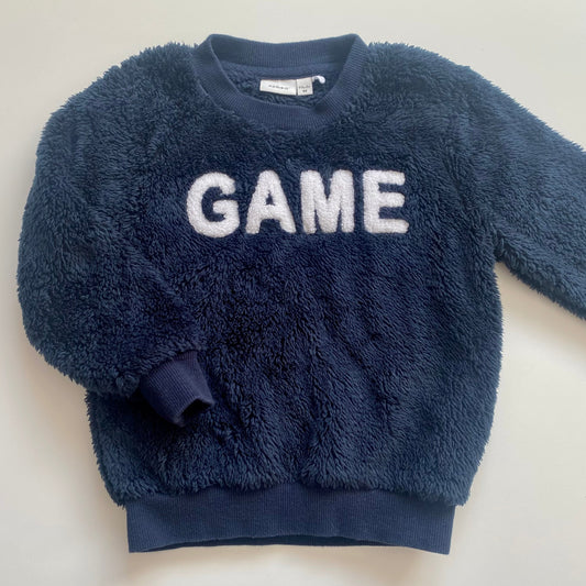 Crewneck en peluche Name It | 18-24 mois