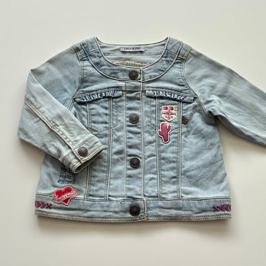 Veste en denim Souris Mini | 6-9 mois